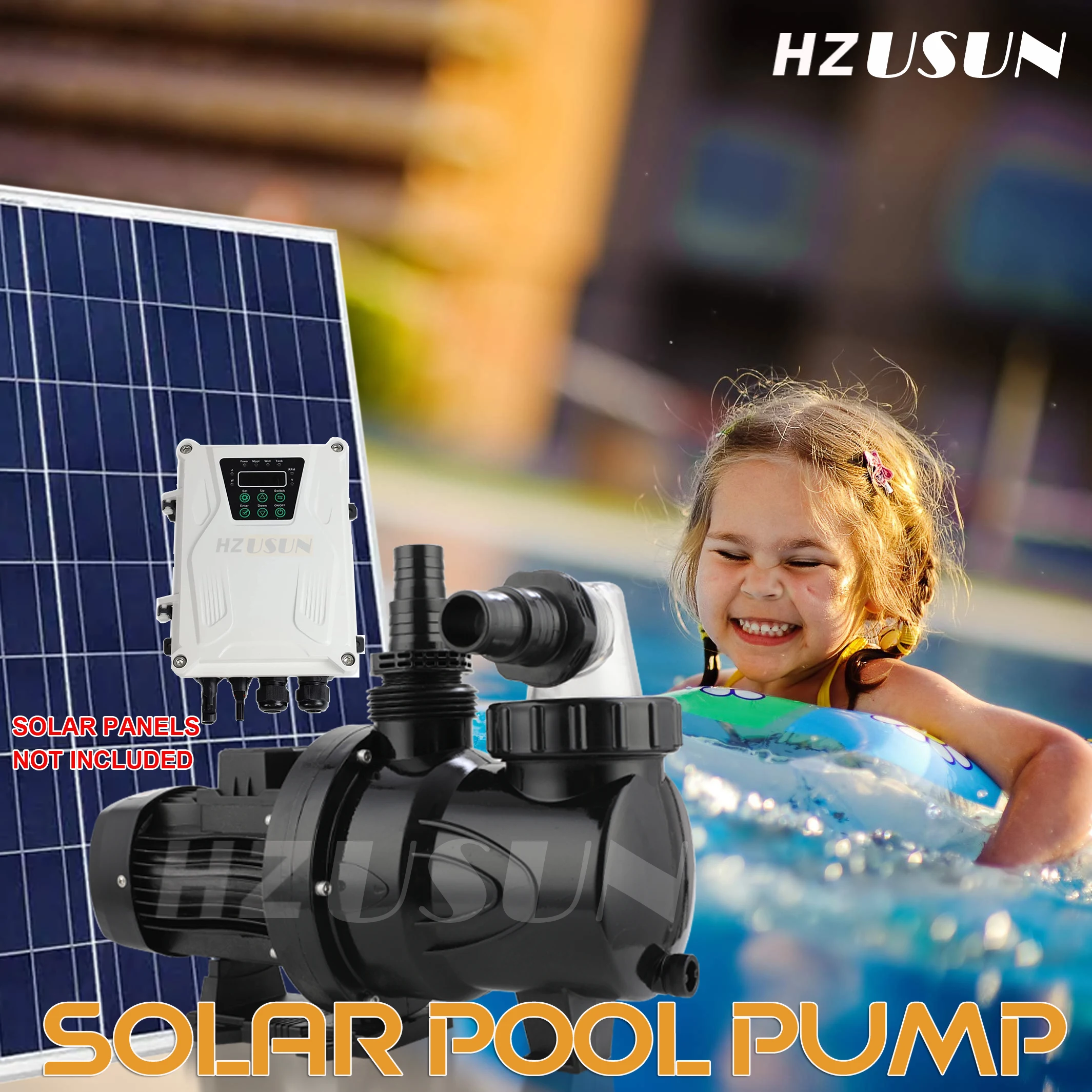 Mini DC 24V 200W Solar Pool Pump and Filter for Garden SPA Sauna Jacuzzi Small Portable Self-priming Household On Ground Pumps
Mini DC 24V 200W Solar Pool Pump and Filter for Garden SPA Sauna Jacuzzi Small Portable Self-priming Household On Ground Pumps