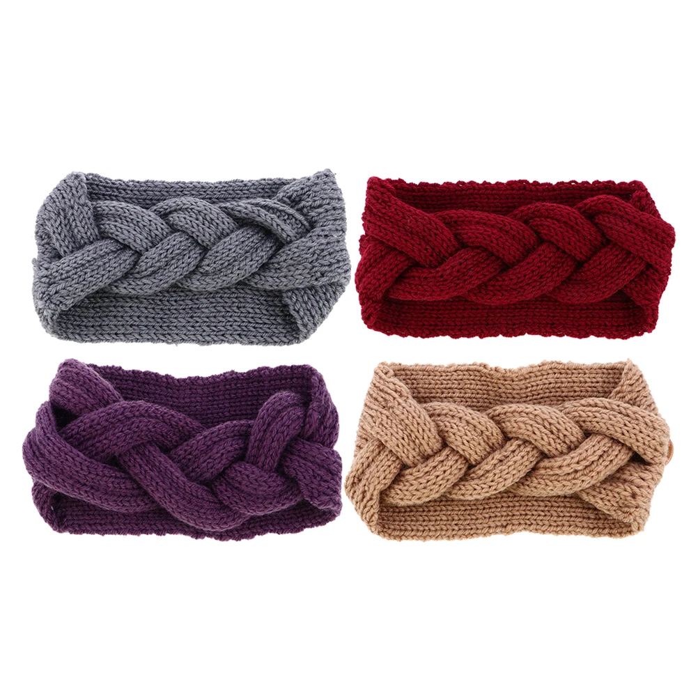 4pcs Sports Headband Yoga Ear Warmer Knitted Head Wrap Soft Warm Wool Material Stylish Practical Hair Accessory
4pcs Sports Headband Yoga Ear Warmer Knitted Head Wrap Soft Warm Wool Material Stylish Practical Hair Accessory