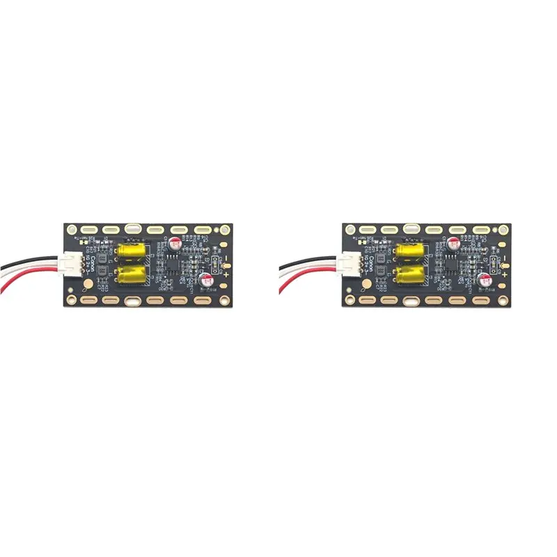 ABMF-2X Large Diaphragm Condenser Stereo Dynamic Microphone Amplifier Circuit Board DIY Mic Repair Wireless Module