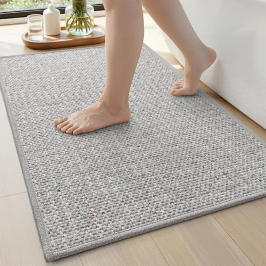 Bathroom Rug Non Slip Washable, 24x36 Ultra Thin Bath Mat, Absorbent Quick Dry with Rubber Backing, Low Pile Bath Rugs for Show
Bathroom Rug Non Slip Washable, 24x36 Ultra Thin Bath Mat, Absorbent Quick Dry with Rubber Backing, Low Pile Bath Rugs for Show