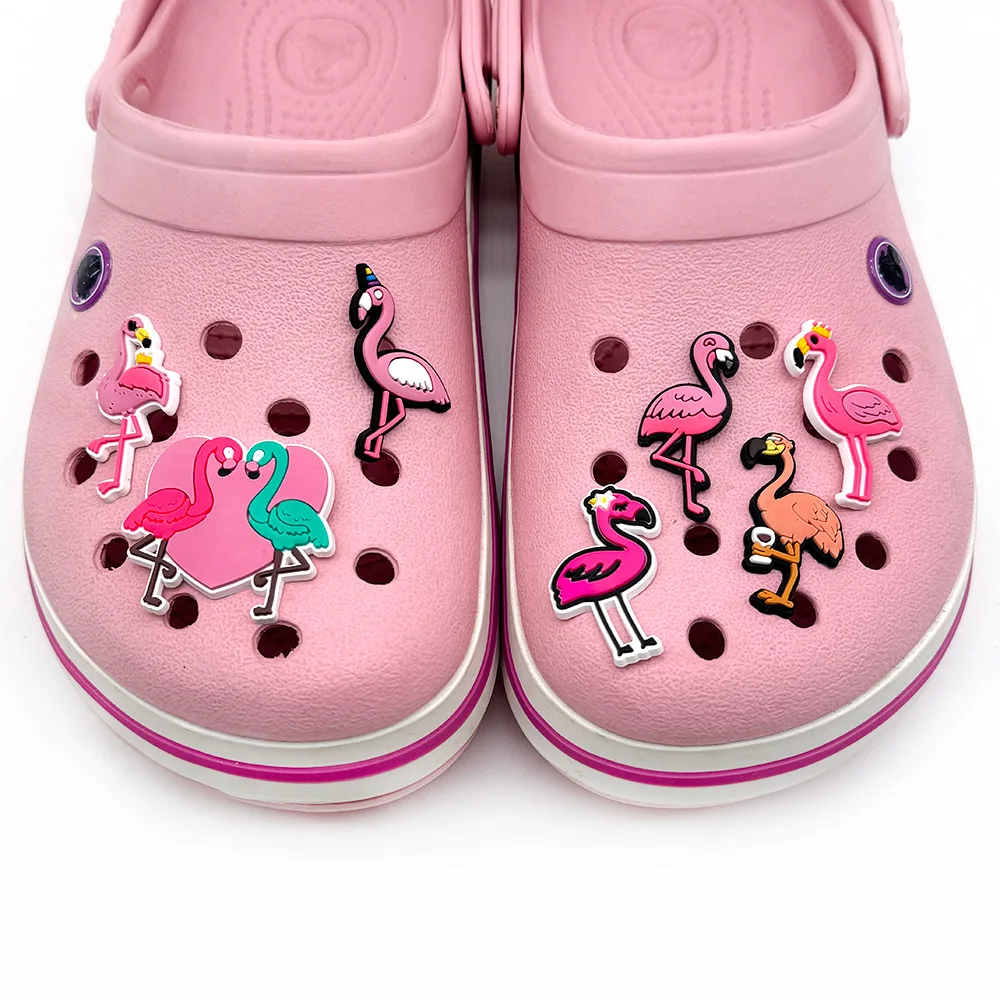 7pcs Cartoon Flamingo Series Shoe Charms For Slides Clog Sandals Shoes Decorations Accessories Buckle For Friend Party Gifts
7pcs Cartoon Flamingo Series Shoe Charms For Slides Clog Sandals Shoes Decorations Accessories Buckle For Friend Party Gifts