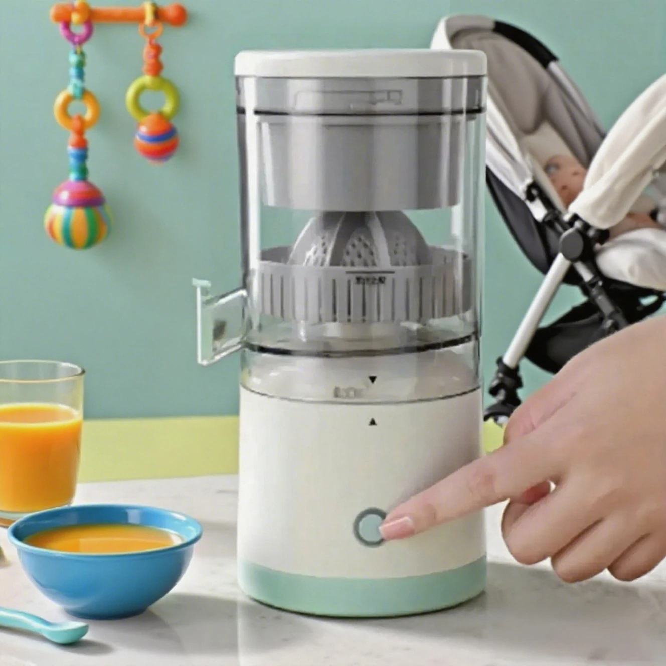 Wireless Automatic Baby Food Maker with Pulp Separator, Portable Puree & Juice Blender for Infants
Wireless Automatic Baby Food Maker with Pulp Separator, Portable Puree & Juice Blender for Infants