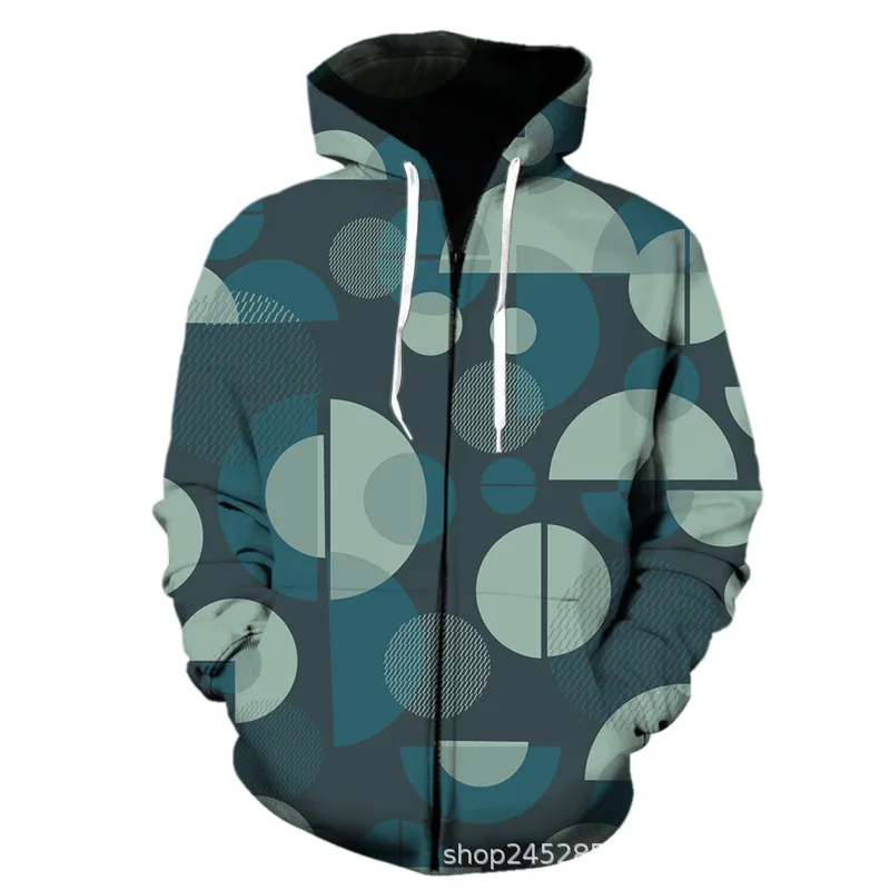 College Style Geometric Retro Long Sleeved Hooded Top Harajuku Jacket Sportswear Men's Personalized Zipper Hooded Jacket
College Style Geometric Retro Long Sleeved Hooded Top Harajuku Jacket Sportswear Men's Personalized Zipper Hooded Jacket