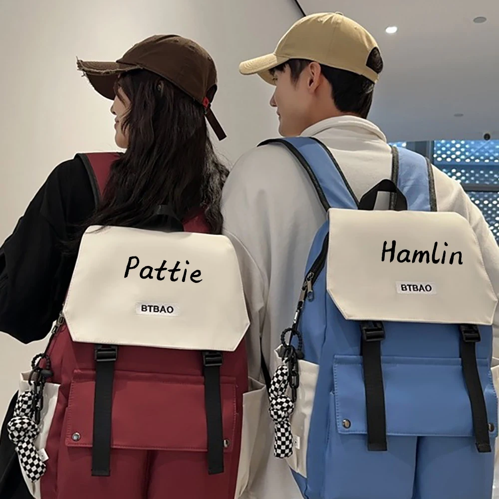 Customized 2025 New Simple Fashion Backpack, Embroidered Youth Campus Bag, Personalized Large Capacity Backpack, Travel Bag
Customized 2025 New Simple Fashion Backpack, Embroidered Youth Campus Bag, Personalized Large Capacity Backpack, Travel Bag