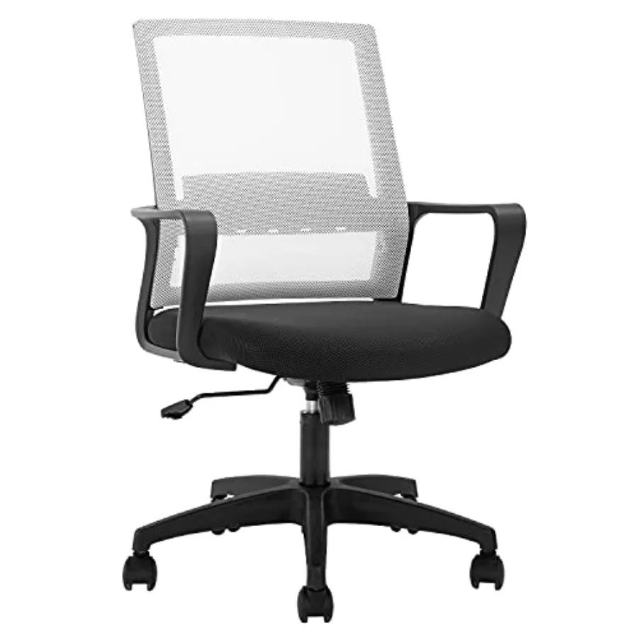 Office Chair Ergonomic Chair Mid Back Mesh Desk Chair Adjustable Height Swivel Mesh Chair Computer Chair with Armrest Lumbar Su
Office Chair Ergonomic Chair Mid Back Mesh Desk Chair Adjustable Height Swivel Mesh Chair Computer Chair with Armrest Lumbar Su