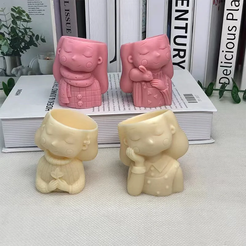 3D Girl Pot Silicone Mould Handmade Flowerpot Making Tools Resin Plaster Cement Craft Clay Molds Candle Holder Jar Molds
3D Girl Pot Silicone Mould Handmade Flowerpot Making Tools Resin Plaster Cement Craft Clay Molds Candle Holder Jar Molds