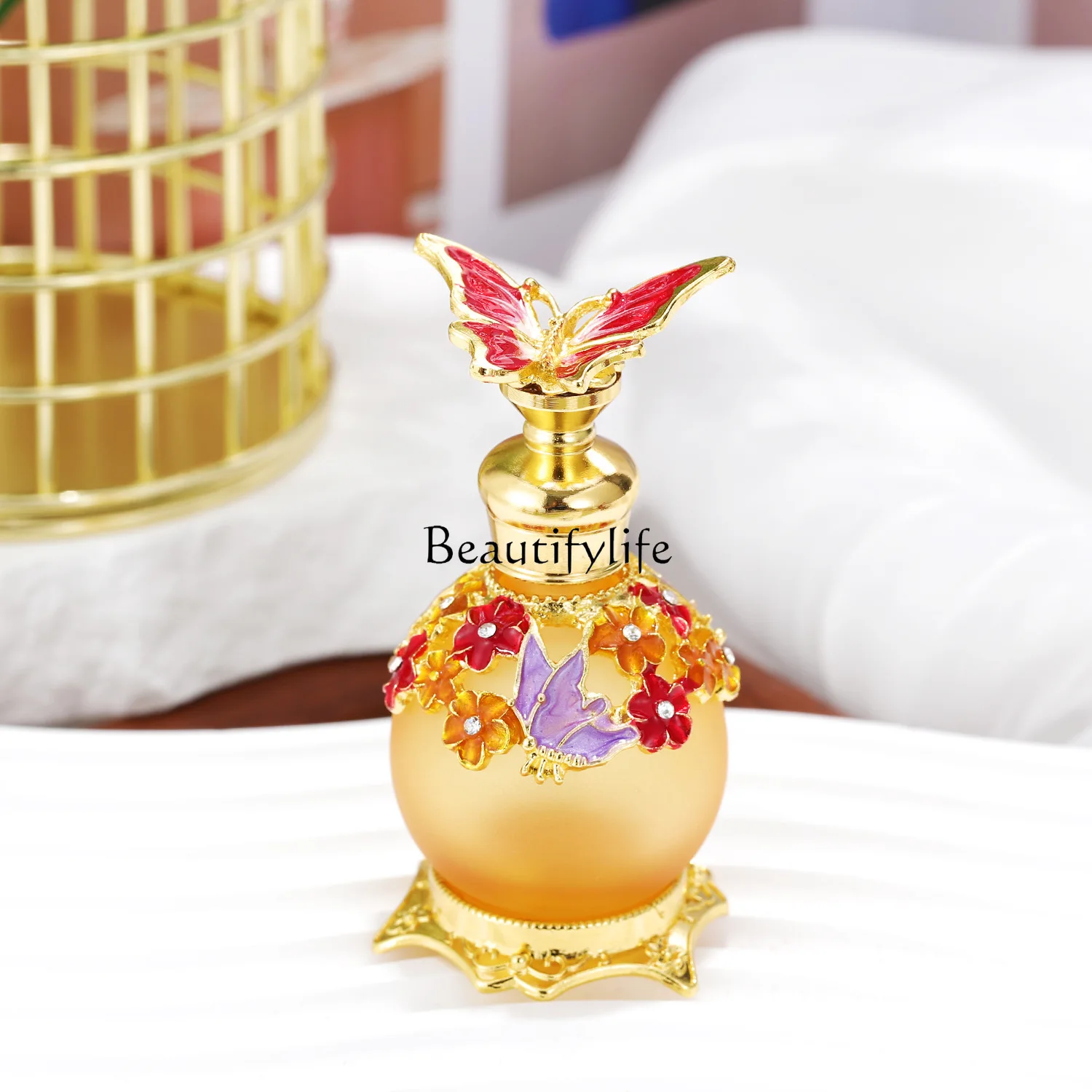 Enamel beauty salon thread jar alloy glass bottle
Enamel beauty salon thread jar alloy glass bottle