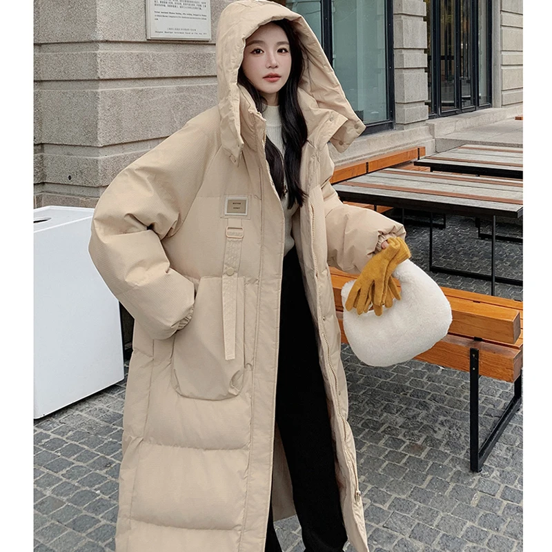 Comfortable And Fashionable Basic Solid Color Hooded Mid-length Puffer Jackets Loose Women's Warm Down Coat
Comfortable And Fashionable Basic Solid Color Hooded Mid-length Puffer Jackets Loose Women's Warm Down Coat