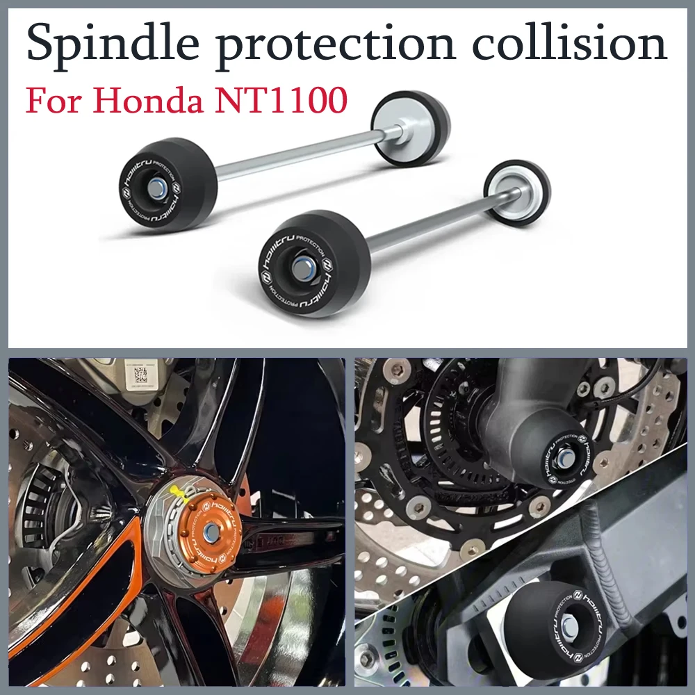 Motorcycle front and rear wheel axle protection device for HONDA NT1100 2022-2023
Motorcycle front and rear wheel axle protection device for HONDA NT1100 2022-2023