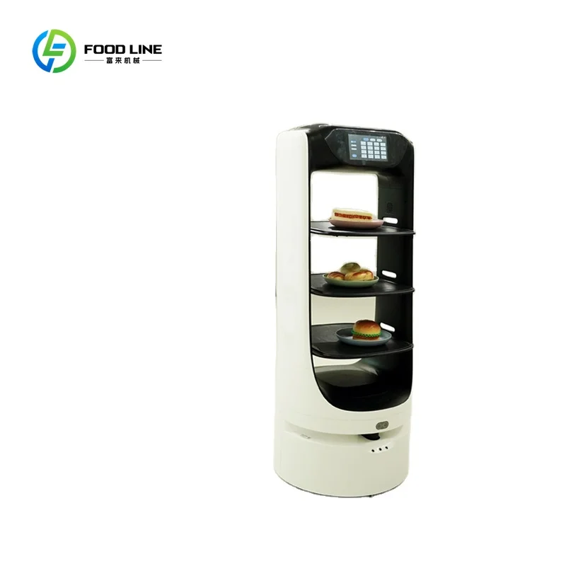 Restaurant High Quality Automatic Charging Restaurant Smart Food Delivery Serving Robot Restaurant robot Food robot
Restaurant High Quality Automatic Charging Restaurant Smart Food Delivery Serving Robot Restaurant robot Food robot