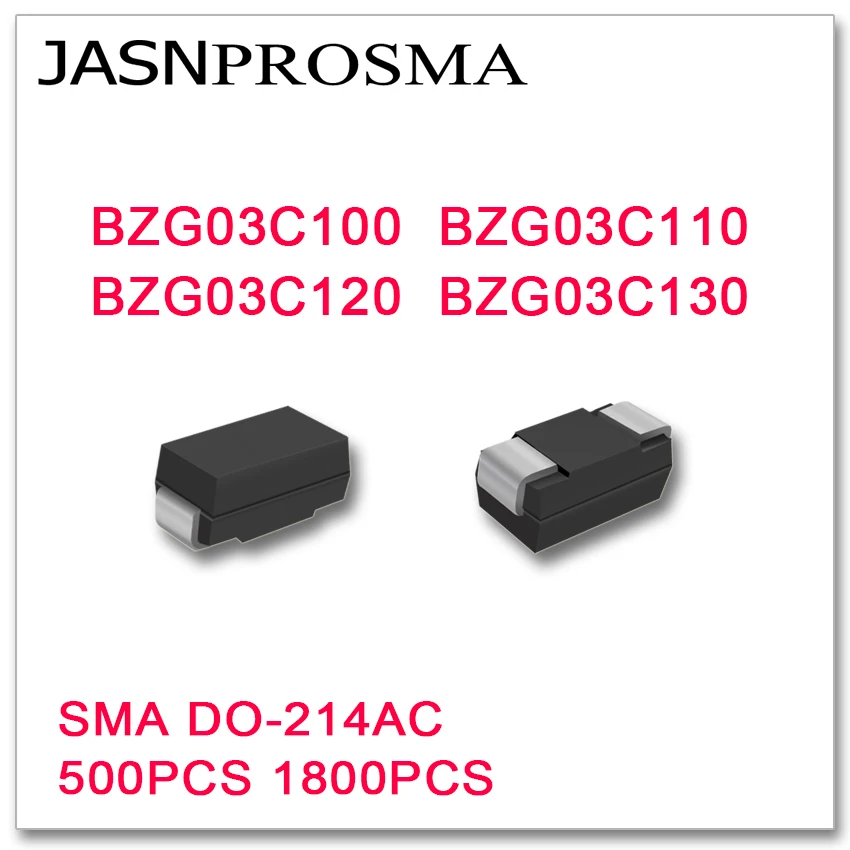 JASNPROSMA 500 шт. 1800 шт. SMA BZG03C100 BZG03C110 BZG03C120 BZG03C130 DO-214AC Высокое качество BZG03C
JASNPROSMA 500 шт. 1800 шт. SMA BZG03C100 BZG03C110 BZG03C120 BZG03C130 DO-214AC Высокое качество BZG03C