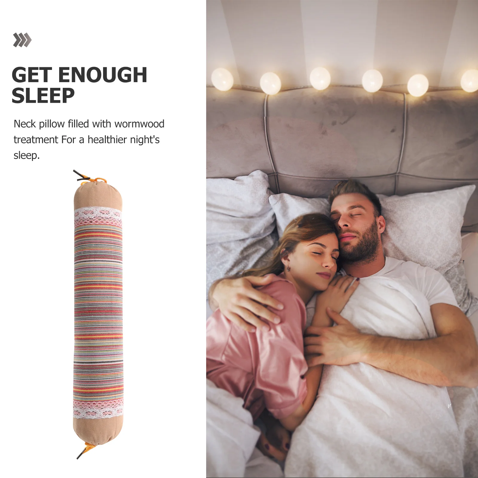 Ergonomic Neck Pillow Cervical Roll Mugwort Filled Neck Support Round Pillow Breathable Soft Fabric Washable Cover
Ergonomic Neck Pillow Cervical Roll Mugwort Filled Neck Support Round Pillow Breathable Soft Fabric Washable Cover