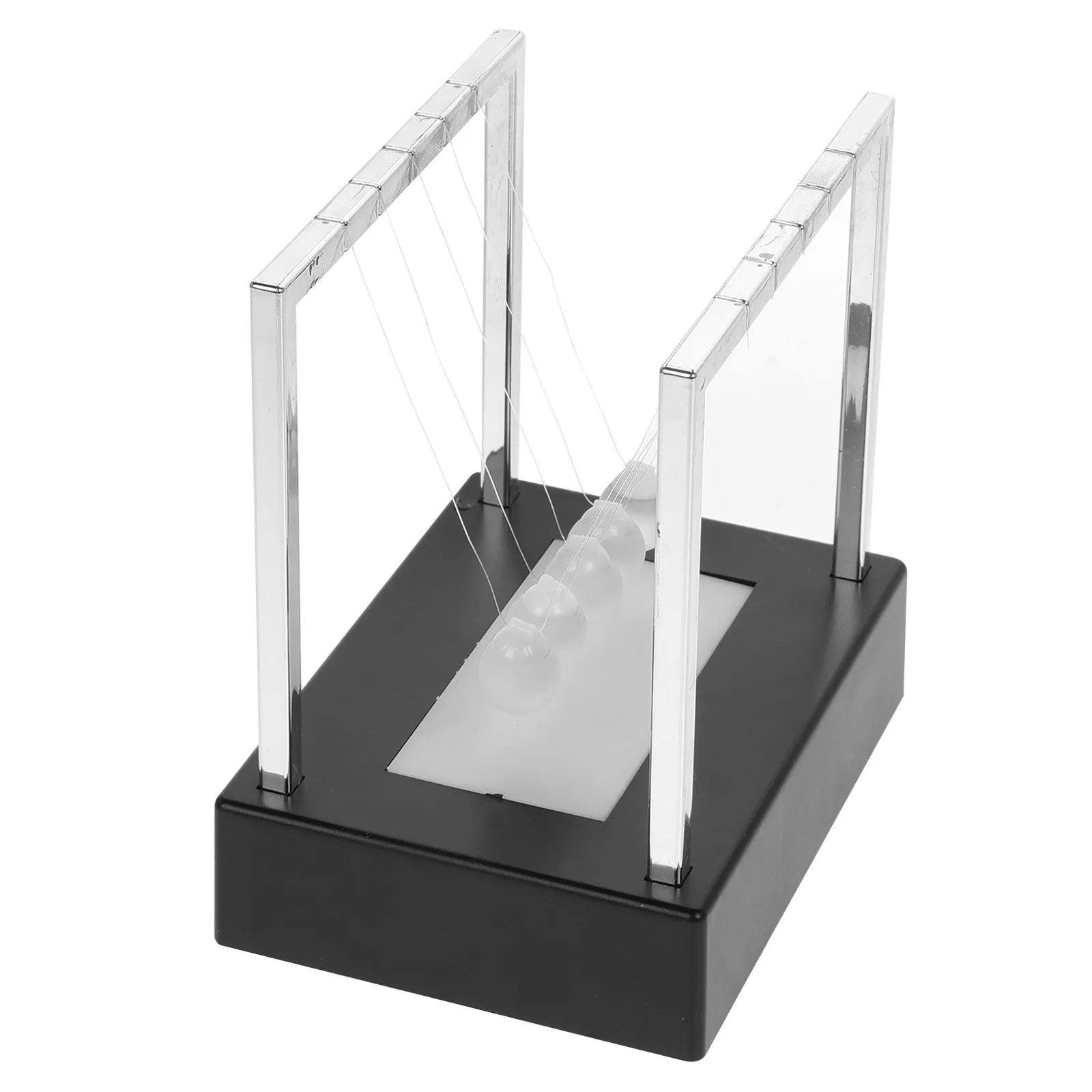 Newton's Cradle Desktop Display with Color Changing LED Glass Balls for Office Desk Home Shelf Decoration Stress Relief Gift
Newton's Cradle Desktop Display with Color Changing LED Glass Balls for Office Desk Home Shelf Decoration Stress Relief Gift