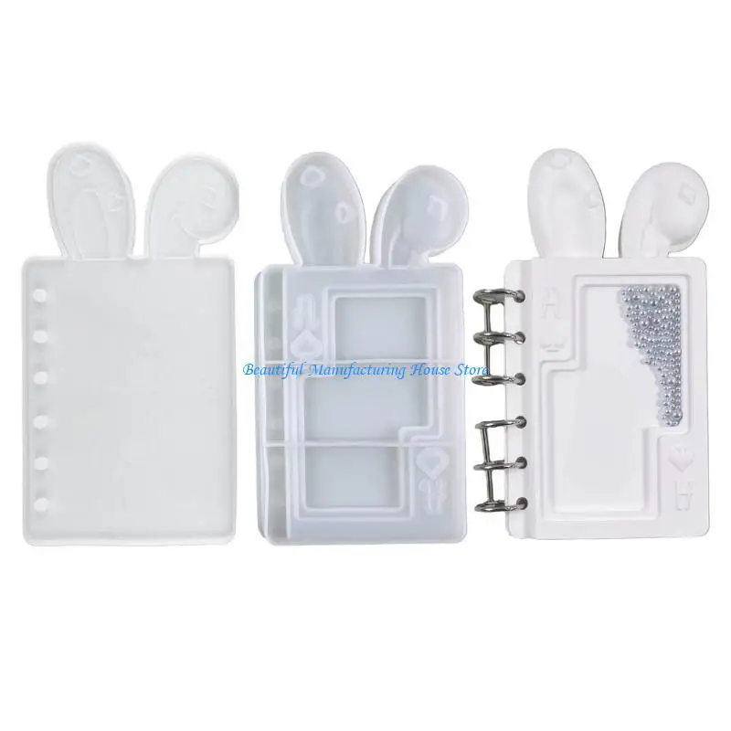 E56A Moulds Resin Shaker Molds Resin Casting Shaker Mould Notebook Silicone Material DIY Accessory 
E56A Moulds Resin Shaker Molds Resin Casting Shaker Mould Notebook Silicone Material DIY Accessory