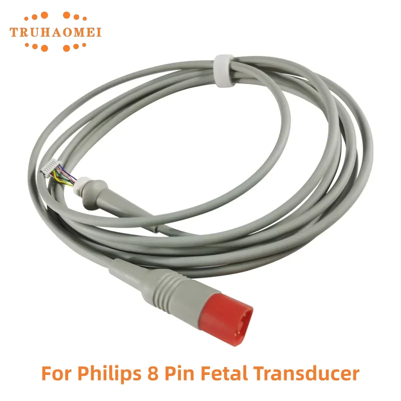 8 Pin Probe Repair Cable For Philips Avalon M2702A M2703A FM20 FM30 Reusable Medical Fetal TOCO US FHR Transducer NFPHA9020
8 Pin Probe Repair Cable For Philips Avalon M2702A M2703A FM20 FM30 Reusable Medical Fetal TOCO US FHR Transducer NFPHA9020