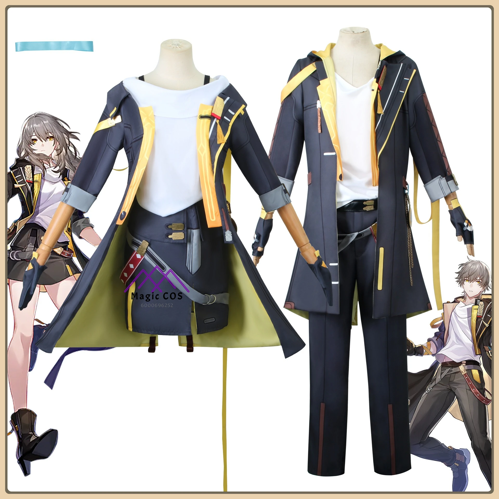 Honkai Star Rail Trailblazer Cosplay Costume Unisex Black-Gray Suit High Quality In-Stock Anime Outfit for Comic Con Party
Honkai Star Rail Trailblazer Cosplay Costume Unisex Black-Gray Suit High Quality In-Stock Anime Outfit for Comic Con Party