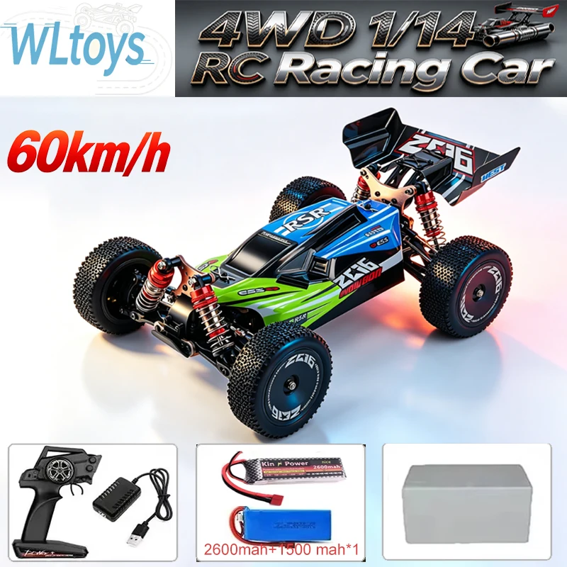 WLtoys 144016 144010 144001 1/14 4WD 2.4G RC Car 35KM/H 75KM/H Off Road Drift Monster Truck All Terrain Remote Control Vehicle
WLtoys 144016 144010 144001 1/14 4WD 2.4G RC Car 35KM/H 75KM/H Off Road Drift Monster Truck All Terrain Remote Control Vehicle