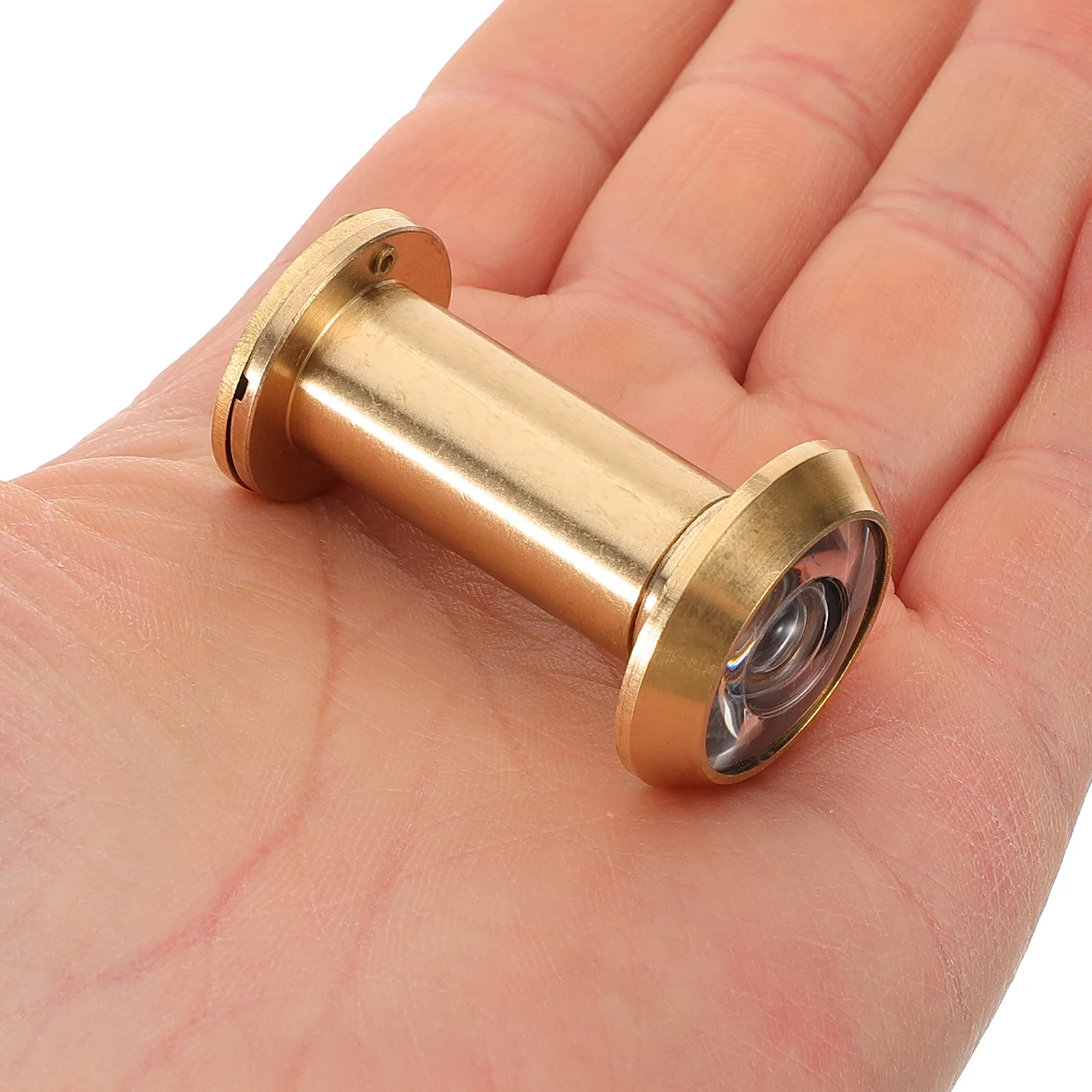 Pure Copper Door Mirror Peephole Viewer 180 Degree Wide Angle Adjustable Replacement Front Door Security Hardware
Pure Copper Door Mirror Peephole Viewer 180 Degree Wide Angle Adjustable Replacement Front Door Security Hardware