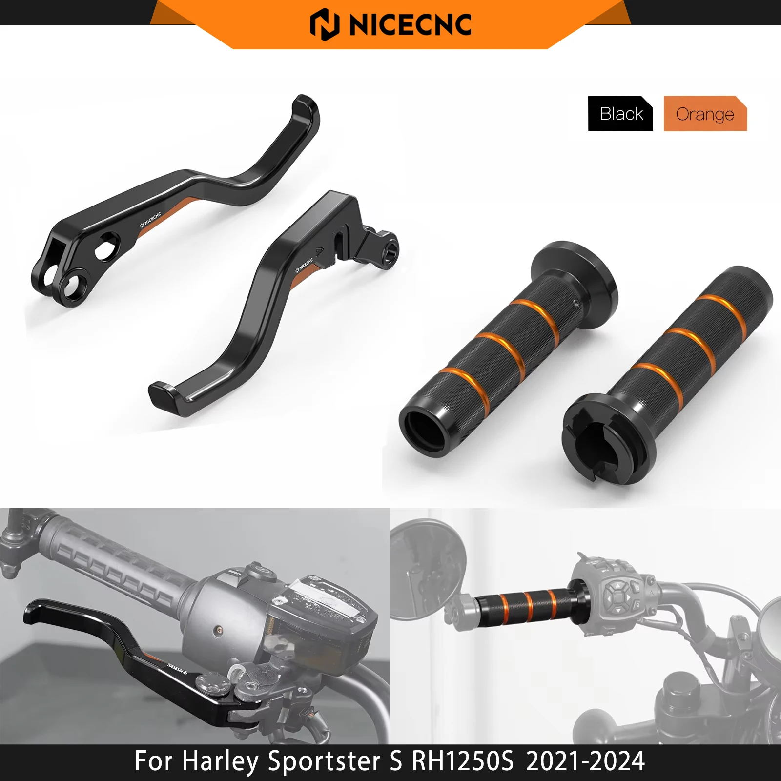 For Harley Sportster S RH1250S 2021-2024 NICECNC Brake Clutch Levers Handlebar Grips Nightster RH975 Pan America 1250 RA1250
For Harley Sportster S RH1250S 2021-2024 NICECNC Brake Clutch Levers Handlebar Grips Nightster RH975 Pan America 1250 RA1250