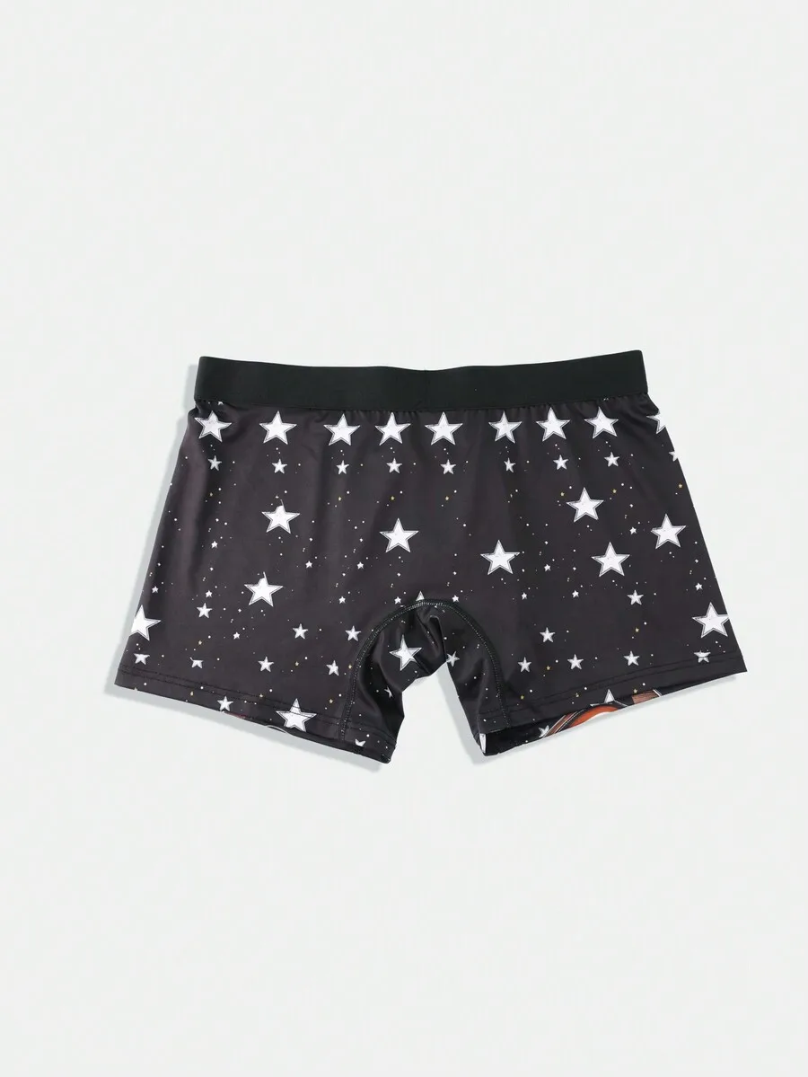 Mens Star Print Boxer Shorts Space Theme Underwear
Mens Star Print Boxer Shorts Space Theme Underwear