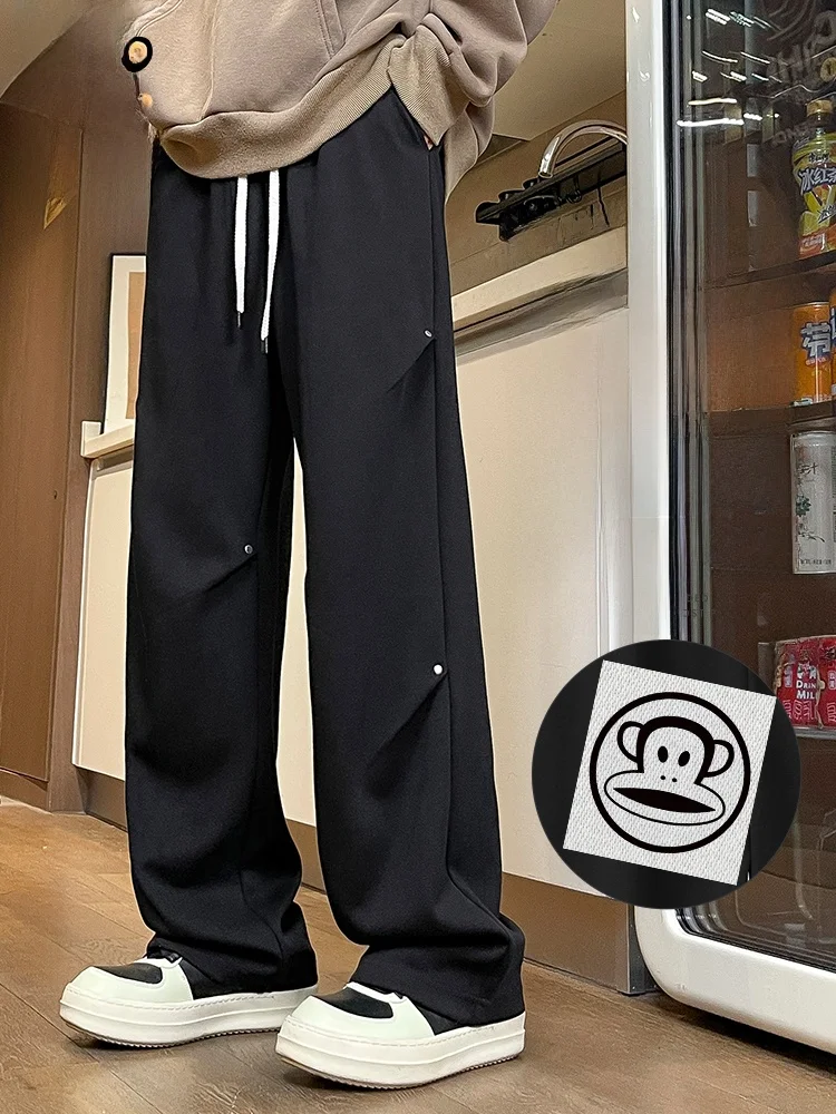 PaulFrank American High Street Casual Pants Spring Autumn Sle Drape Loose Straight Leg Sport Sweatpants Youth Faion
PaulFrank American High Street Casual Pants Spring Autumn Sle Drape Loose Straight Leg Sport Sweatpants Youth Faion