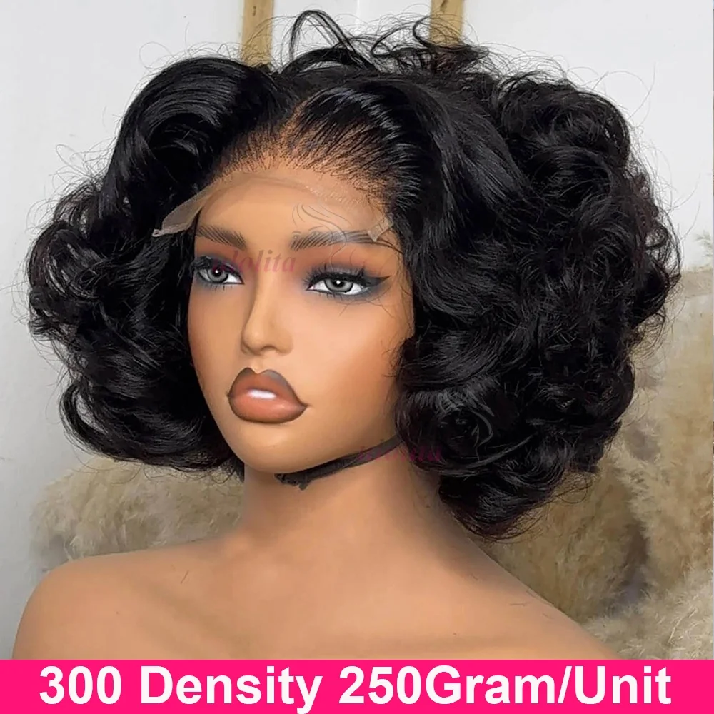12A Double Drawn Human Hair Bouncy Wave Rose Curly 4x4 HD Lace Closure Wigs 100% Vietnamese Hair Wear and Go Glueless Curly Wig
12A Double Drawn Human Hair Bouncy Wave Rose Curly 4x4 HD Lace Closure Wigs 100% Vietnamese Hair Wear and Go Glueless Curly Wig
