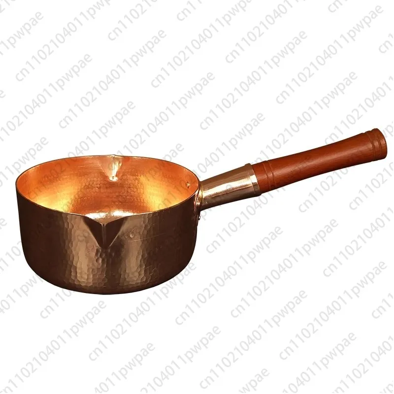 18cm Small Copper Pot, Wooden Handle Snow-flat Pot, Induction Stove, Gas Stove, Western-style Copper Pot, Raw Copper Pot
18cm Small Copper Pot, Wooden Handle Snow-flat Pot, Induction Stove, Gas Stove, Western-style Copper Pot, Raw Copper Pot