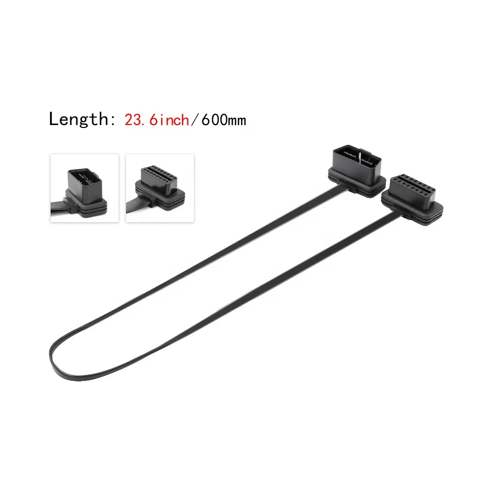 Лидер продаж, длина 60 см, плоский удлинительный кабель OBD2, автомобильный диагностический адаптер OBD2
Лидер продаж, длина 60 см, плоский удлинительный кабель OBD2, автомобильный диагностический адаптер OBD2