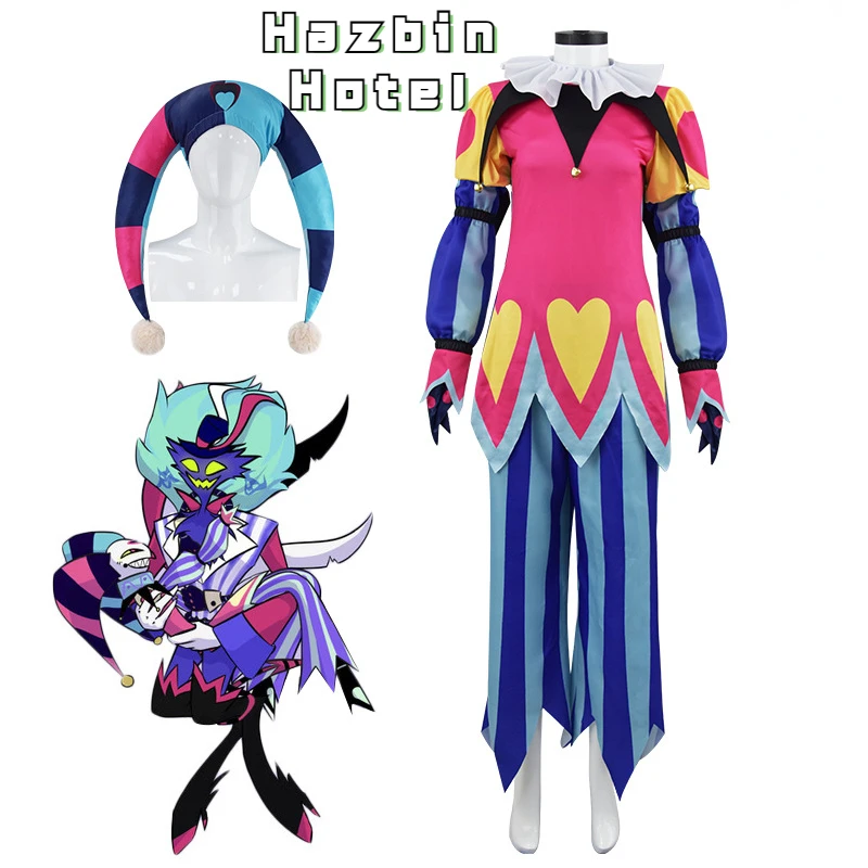 New Anime Helluva Boss Fizzarolli Full Set Top Pants Hat Unisex Adult And Kids Halloween PartyCosplay Costume PerformanceUniform
New Anime Helluva Boss Fizzarolli Full Set Top Pants Hat Unisex Adult And Kids Halloween PartyCosplay Costume PerformanceUniform