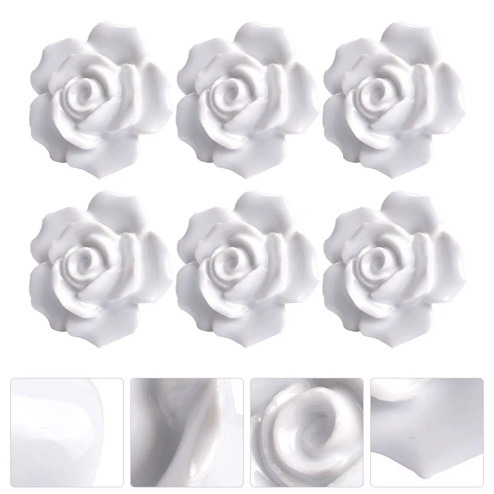 6Pcs Rose Ceramic Cupboard Door Knobs Creative Pull Handles for Cabinet Drawer Wardrobe Furniture Decor Door Pull Handle
6Pcs Rose Ceramic Cupboard Door Knobs Creative Pull Handles for Cabinet Drawer Wardrobe Furniture Decor Door Pull Handle