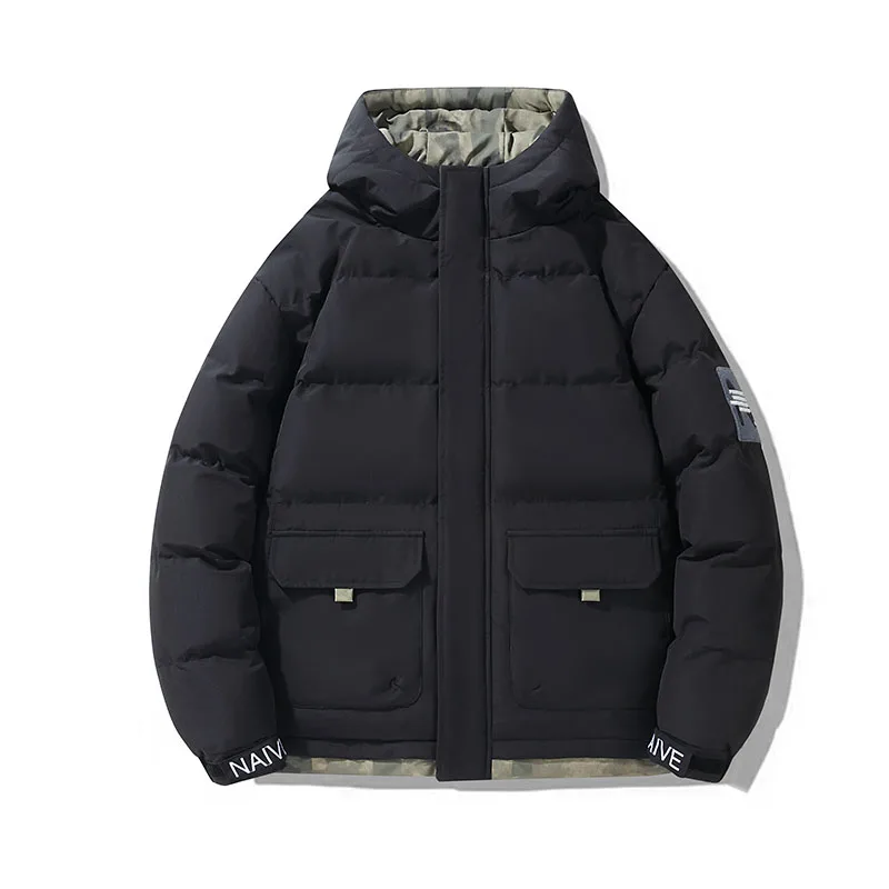 Male Loose Windbreak Coats Fashion Outdoor Coat Cotton Padded Thick Parkas Casual Padded Coat Brand Men Hooded Puffer Parkas
Male Loose Windbreak Coats Fashion Outdoor Coat Cotton Padded Thick Parkas Casual Padded Coat Brand Men Hooded Puffer Parkas
