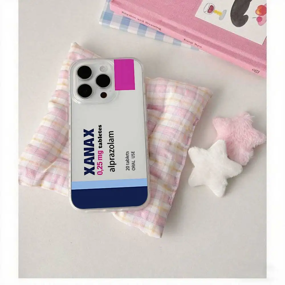 XANAX Hot Phone Case Soft Transparent Case For IPhone 17 16 15 14 13 12 11 Pro Max Mini Plus Shockproof Cover Case
XANAX Hot Phone Case Soft Transparent Case For IPhone 17 16 15 14 13 12 11 Pro Max Mini Plus Shockproof Cover Case