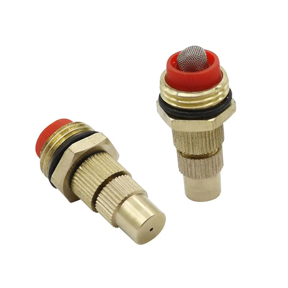 Brass 1/2" Male Thread Filter Sprayer Adjustable Copper Misting Nozzle Garden Agriculture Irrigation Atomization Sprinklers 3Pcs
Brass 1/2" Male Thread Filter Sprayer Adjustable Copper Misting Nozzle Garden Agriculture Irrigation Atomization Sprinklers 3Pcs