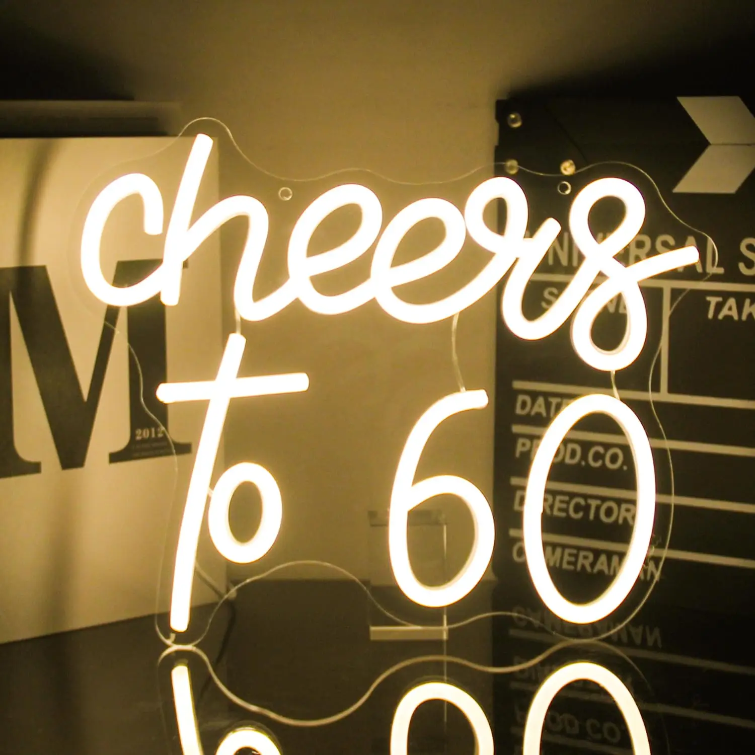 Cheers to 60 Neon Sign - 60th Birthday LED Happy Birthday for Wall Decor 60 Years LED Signs for Wall, Bedroom, Bar, Party Decor 
Cheers to 60 Neon Sign - 60th Birthday LED Happy Birthday for Wall Decor 60 Years LED Signs for Wall, Bedroom, Bar, Party Decor