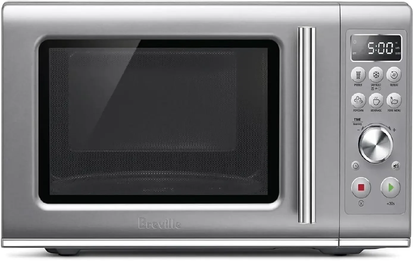 Компактная волнистая микроволновая печь Breville с мягким закрытием, серебристая, BMO650SIL
Компактная волнистая микроволновая печь Breville с мягким закрытием, серебристая, BMO650SIL