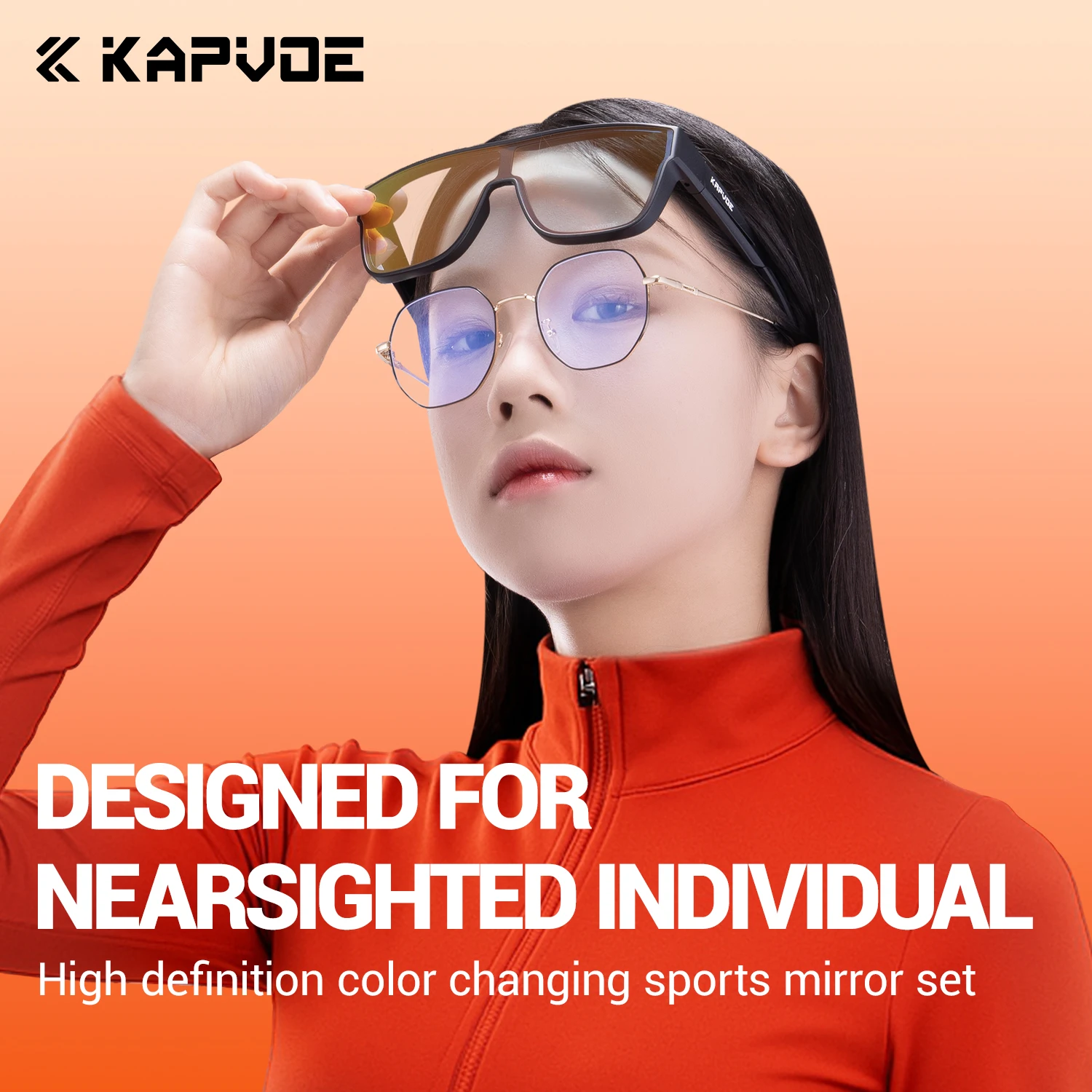KAPVOE Photochromic Fit-Over Sunglasses UV400 Wearable Over Prescription Glasses Oversized Frame Outdoor Sports Cycling Glasses
KAPVOE Photochromic Fit-Over Sunglasses UV400 Wearable Over Prescription Glasses Oversized Frame Outdoor Sports Cycling Glasses