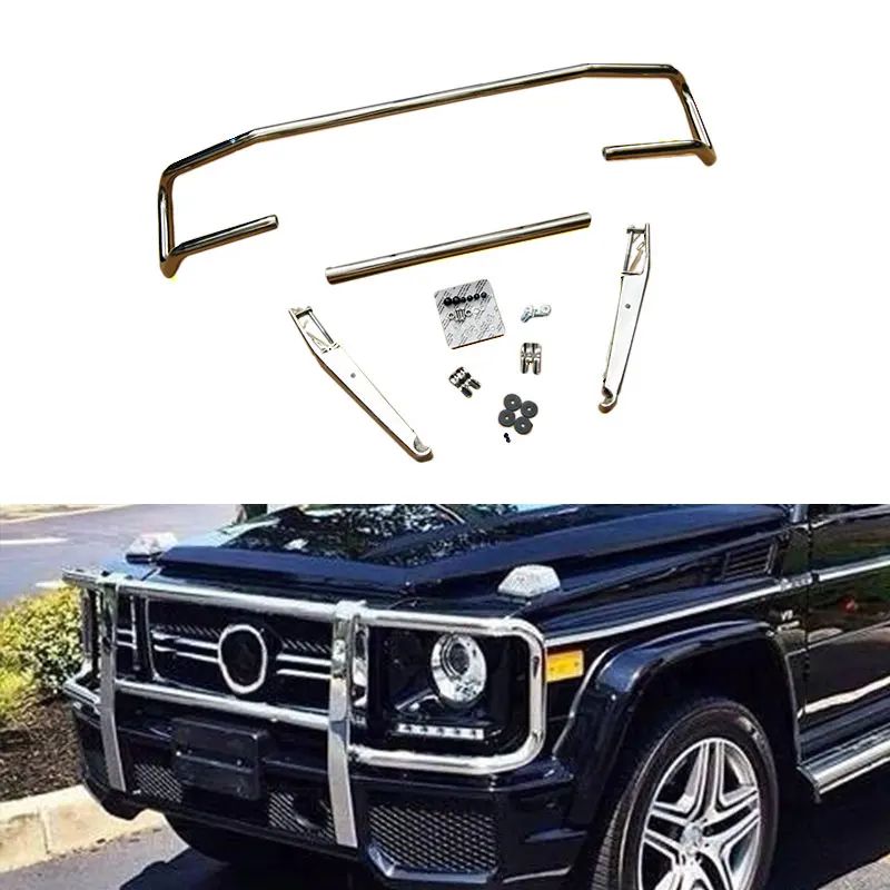 STLF1990~2018y W463 G63 G65 Accessories Car Body Kits Parts Front Bumper Guard Bull bar for Mercedes Benz G Class
STLF1990~2018y W463 G63 G65 Accessories Car Body Kits Parts Front Bumper Guard Bull bar for Mercedes Benz G Class