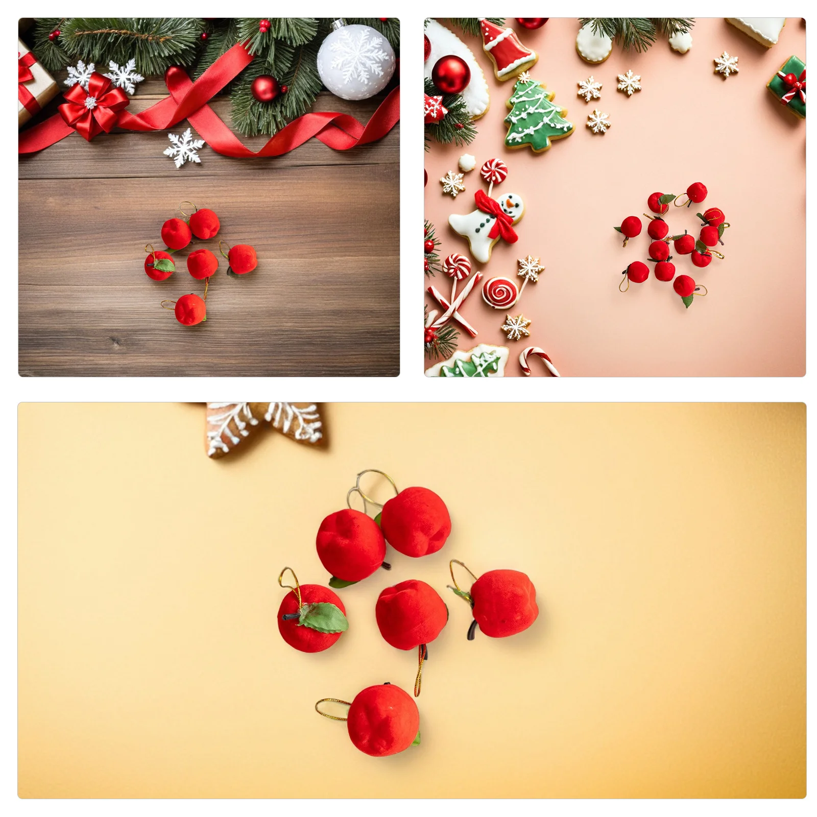 48 Pcs Mini Ornaments Tree Artificial Red Apples Back to School Christmas Tree Baubles Ornament Party Supplies
48 Pcs Mini Ornaments Tree Artificial Red Apples Back to School Christmas Tree Baubles Ornament Party Supplies