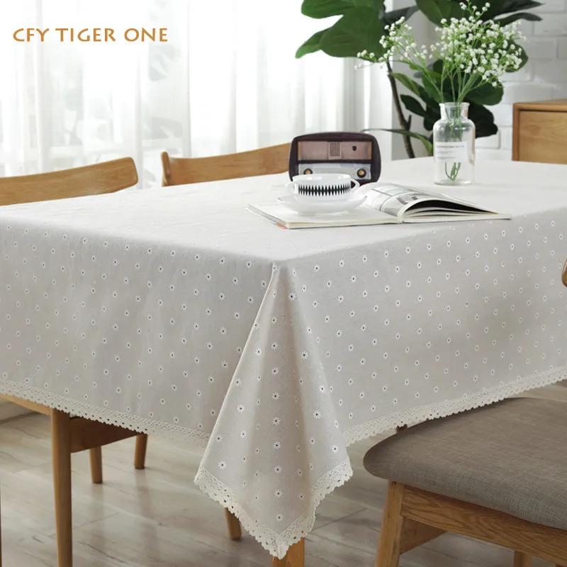 American White Daisy Floral TableCloth Antifouling Rectangular Tablecloth Washable Oil Resistant Coffee Table Mat Table Cover
American White Daisy Floral TableCloth Antifouling Rectangular Tablecloth Washable Oil Resistant Coffee Table Mat Table Cover
