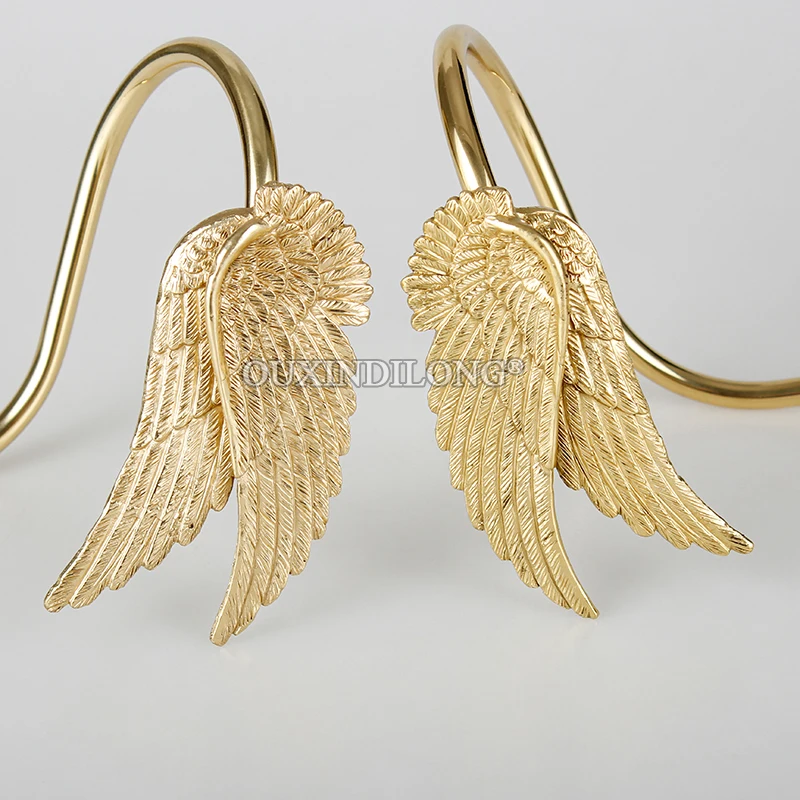 Luxury 1Pair Brass French Double Wings Curtain Hooks Holdbacks Drapery Tieback Hooks Curtain Holder Hanger Hooks Wall Mounted
Luxury 1Pair Brass French Double Wings Curtain Hooks Holdbacks Drapery Tieback Hooks Curtain Holder Hanger Hooks Wall Mounted