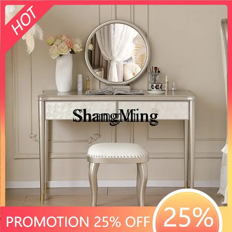 ZYY new modern home solid wood dresser with mirror makeup furniture light luxury modern simplicity
ZYY new modern home solid wood dresser with mirror makeup furniture light luxury modern simplicity