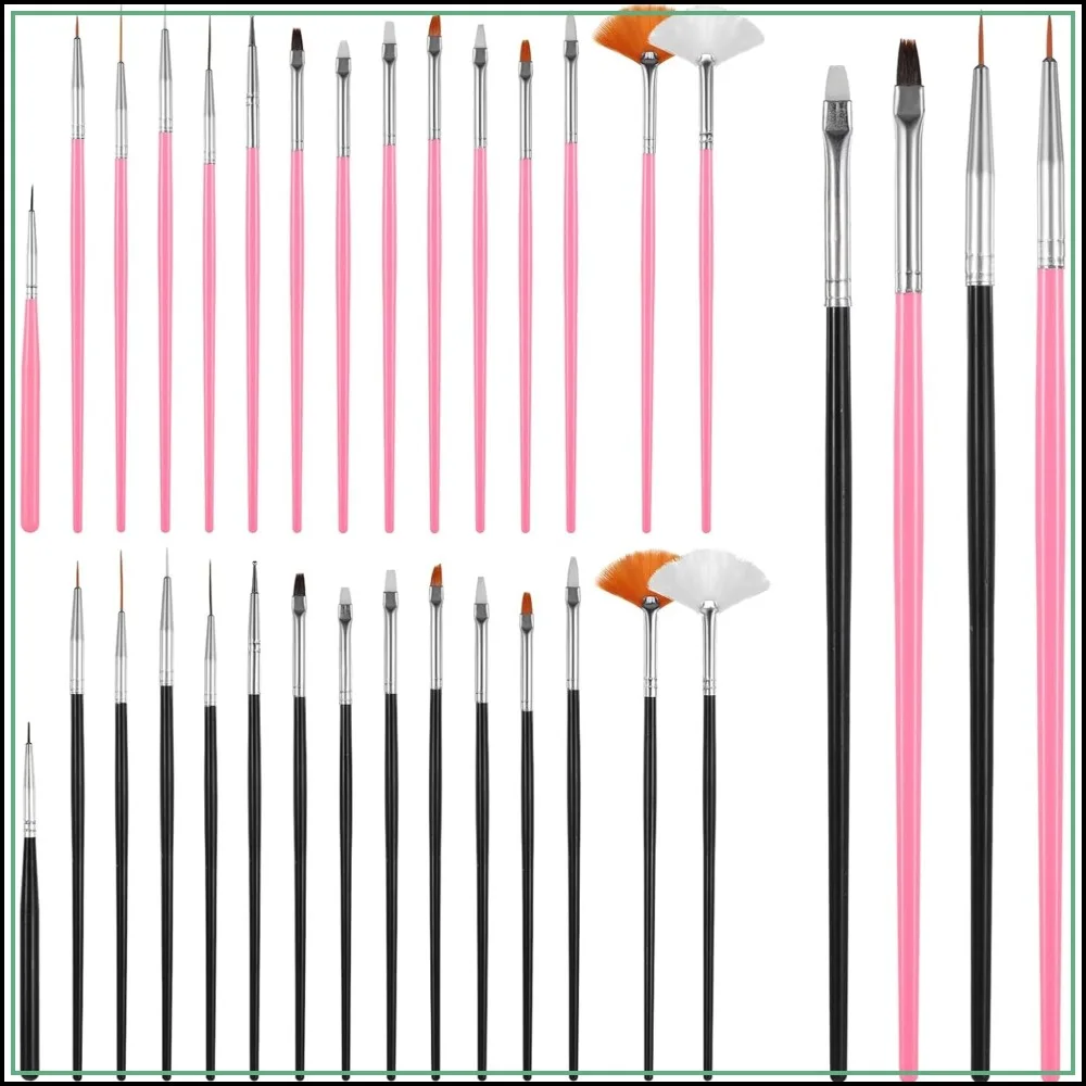 30 Pcs Cake Decorating Brushes Set - Food Safe Cookie Paint Brushes for Baking, Icing, Fondant - DIY Baking Tool Kit
30 Pcs Cake Decorating Brushes Set - Food Safe Cookie Paint Brushes for Baking, Icing, Fondant - DIY Baking Tool Kit