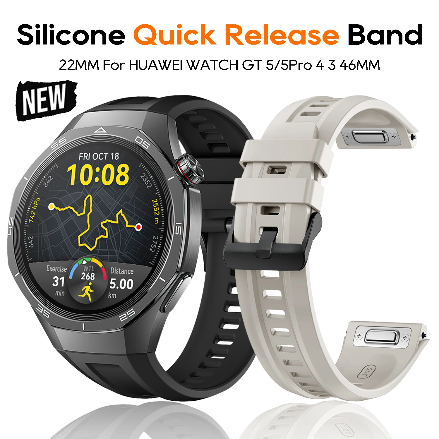 Silicone Strap For Huawei Watch GT5 Pro 46mm Watchband Bracelet For Huawei Watch GT5 Pro 46mm Smartwatch Wristband Accessories
Silicone Strap For Huawei Watch GT5 Pro 46mm Watchband Bracelet For Huawei Watch GT5 Pro 46mm Smartwatch Wristband Accessories