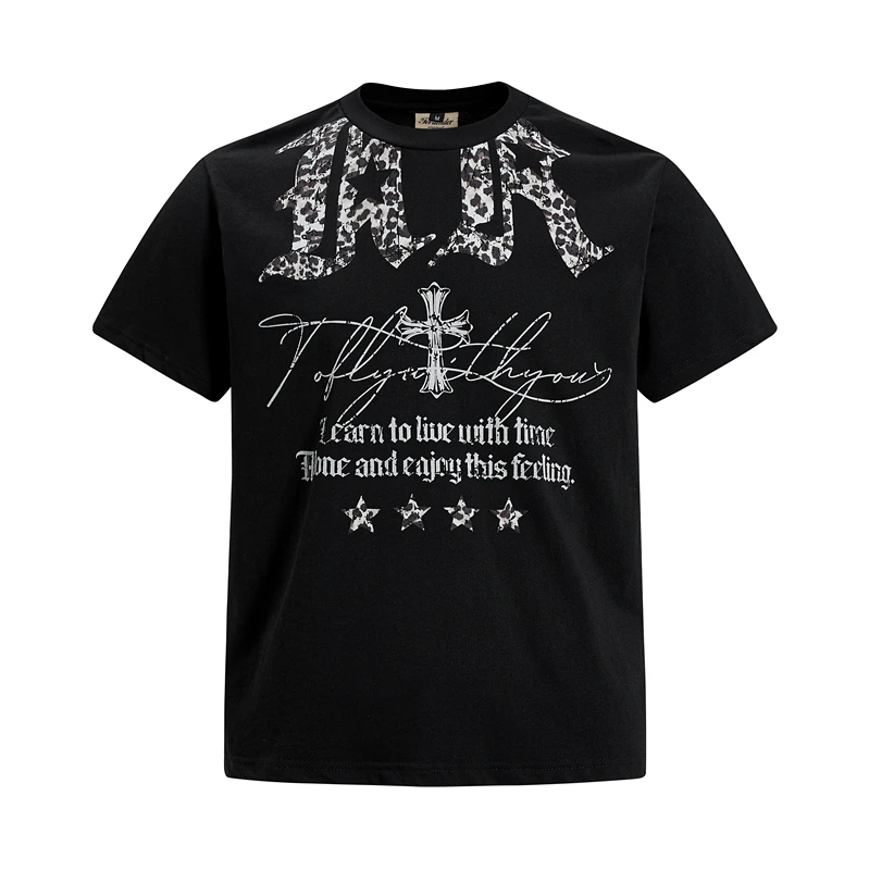 American Retro Cross Print ort Sve T-irt ex Summer Oversize High Street Cotton round Ne Casual Top for Men And W...
American Retro Cross Print ort Sve T-irt ex Summer Oversize High Street Cotton round Ne Casual Top for Men And W...