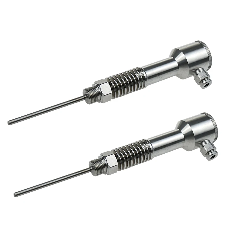 0-10V 316L Stainless Steel Temperature Transmitter for Petrol Diesel Oil Pt100 Pt1000 Explosion-proof High Temperature Sensor 
0-10V 316L Stainless Steel Temperature Transmitter for Petrol Diesel Oil Pt100 Pt1000 Explosion-proof High Temperature Sensor