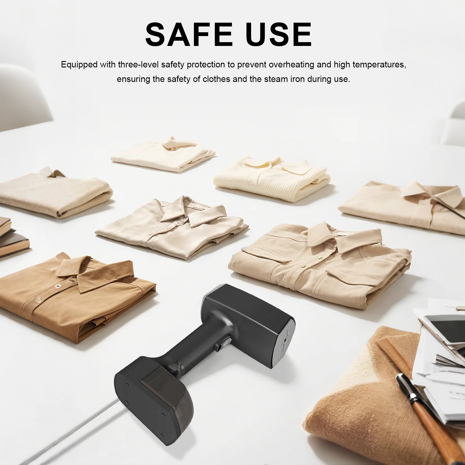 Ручной отпариватель для одежды с большим резервуаром на 350 мл, портативный дорожный паровой утюг для дома и путешествий
Ручной отпариватель для одежды с большим резервуаром на 350 мл, портативный дорожный паровой утюг для дома и путешествий