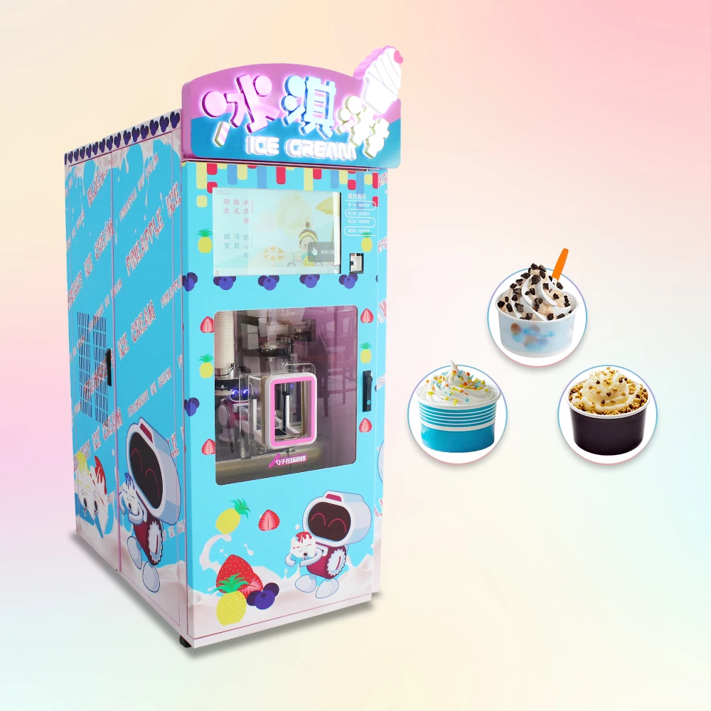 Customized Automated Ice Cream Machine Commercial Grade Efficient Cooling Fast Continuous Fresh Fruit Nut Milk Vending System
Customized Automated Ice Cream Machine Commercial Grade Efficient Cooling Fast Continuous Fresh Fruit Nut Milk Vending System