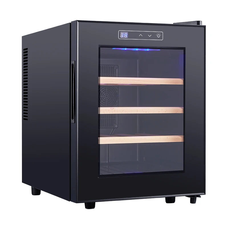 HOT SELLING 12 Bottles Wine Cooler Refrigerator Wine Cabinet Single Glass Door Display Thermoelectric Wine Chiller
HOT SELLING 12 Bottles Wine Cooler Refrigerator Wine Cabinet Single Glass Door Display Thermoelectric Wine Chiller