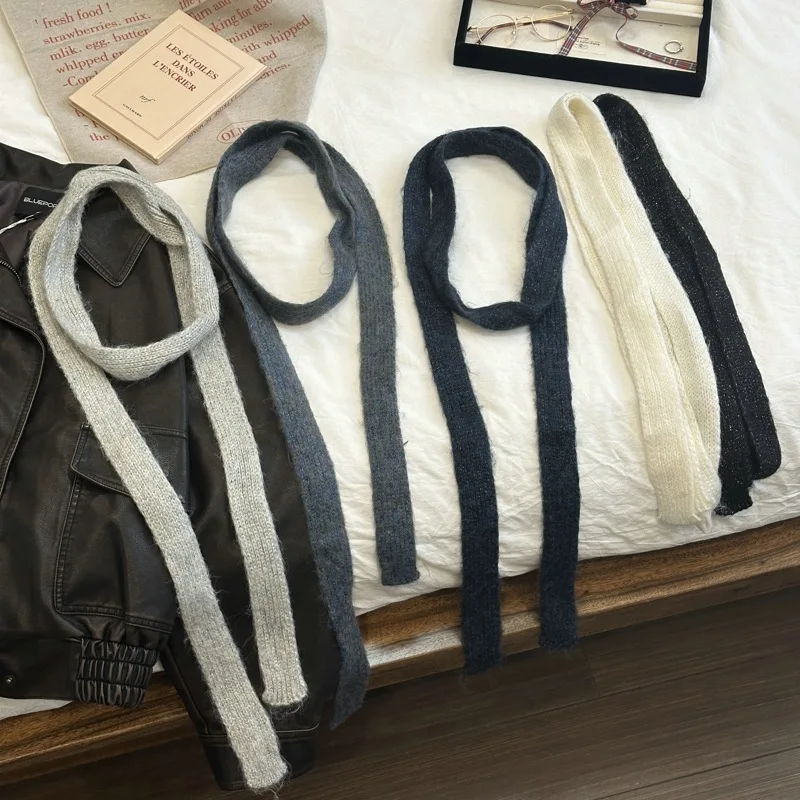 2025 New Style Fashionable Thin Scarf Stackable Long Scarf Hot Girls Wear Woolen Scarf Korean Narrow Strip Scarf
2025 New Style Fashionable Thin Scarf Stackable Long Scarf Hot Girls Wear Woolen Scarf Korean Narrow Strip Scarf