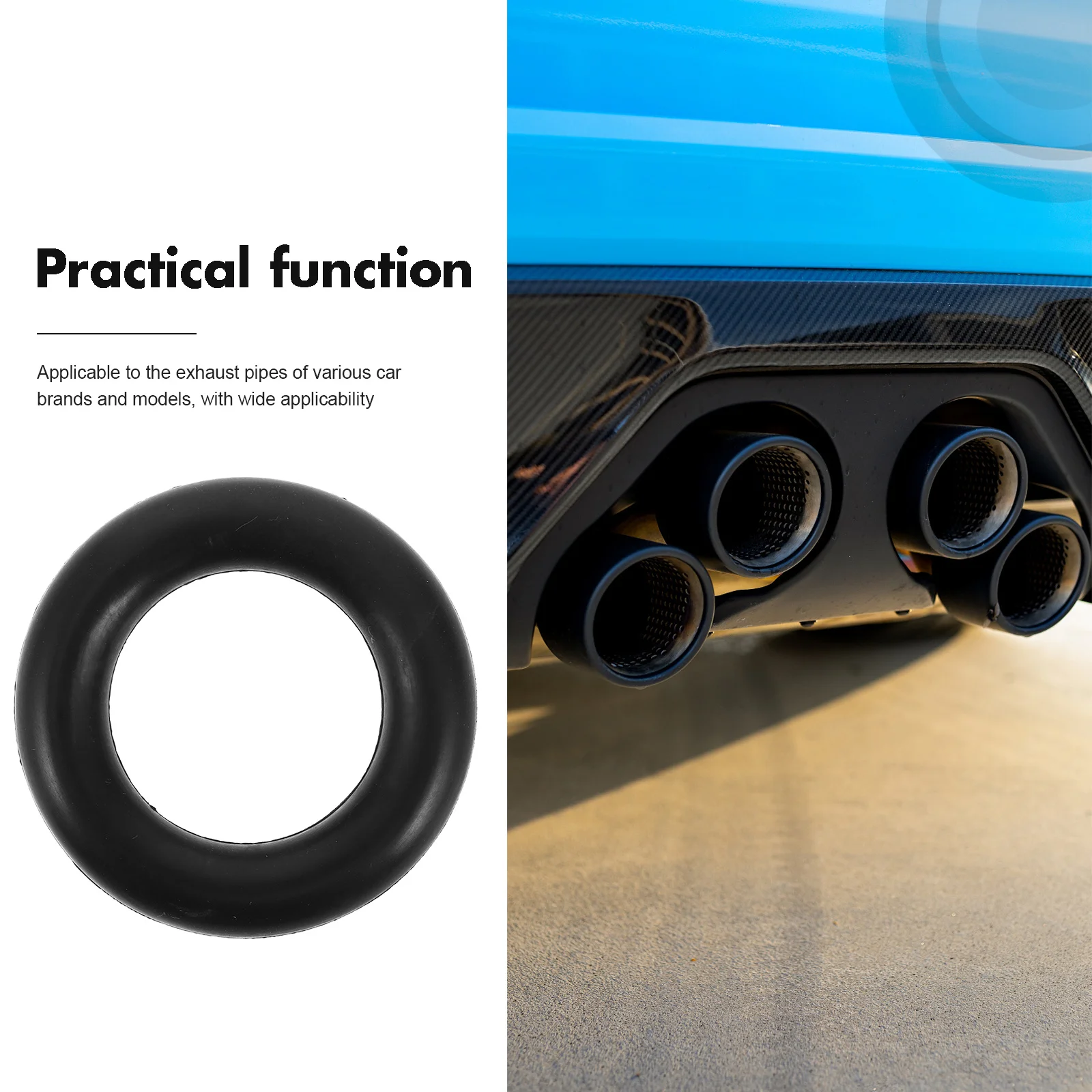 4Pcs Car Exhaust Heavy Duty Rubber Hanger Bracket for Muffler Pipe Vibration Reduction Rings Hangers Rubber
4Pcs Car Exhaust Heavy Duty Rubber Hanger Bracket for Muffler Pipe Vibration Reduction Rings Hangers Rubber